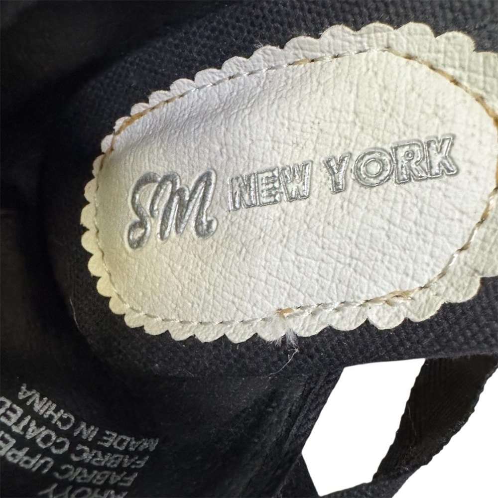 Steve Madden New York Black Wedge Ankle Tie Sandals Size 7 Espadrille Wedge NWOT - Picture 8 of 14